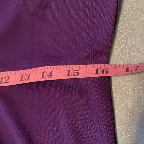 Coldwater Creek purple blouse, very soft, flowing and wrinkle-free. M (10-12) - Picture 10 of 14
